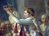 Paris Louvre Painting 1807 Jacques-Louis David - The Coronation of Napoleon 2 Close Up 